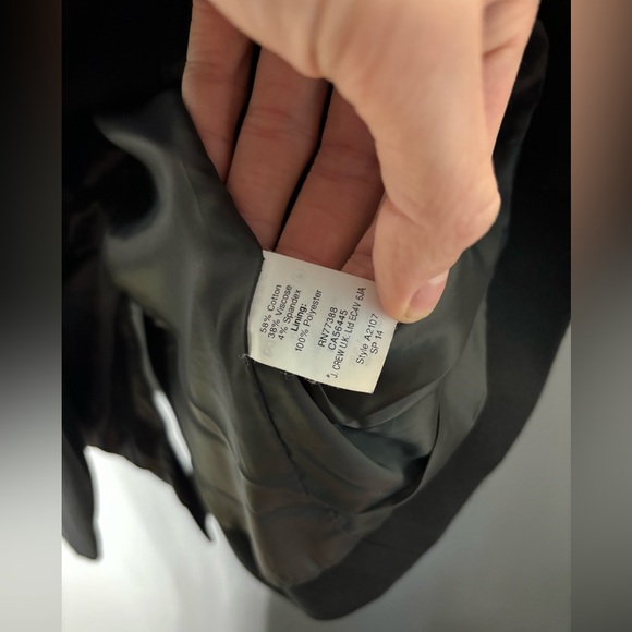 J.Crew Puff Sleeve Blazer in Stretchy Cotton Womens Size 8 - Picture 4 of 6